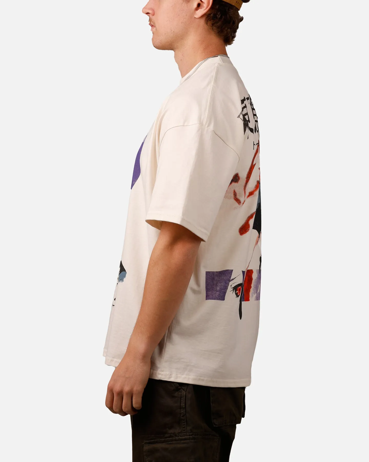 Goat Crew X Tokyo Ghoul Touka Vintage T-Shirt Off White