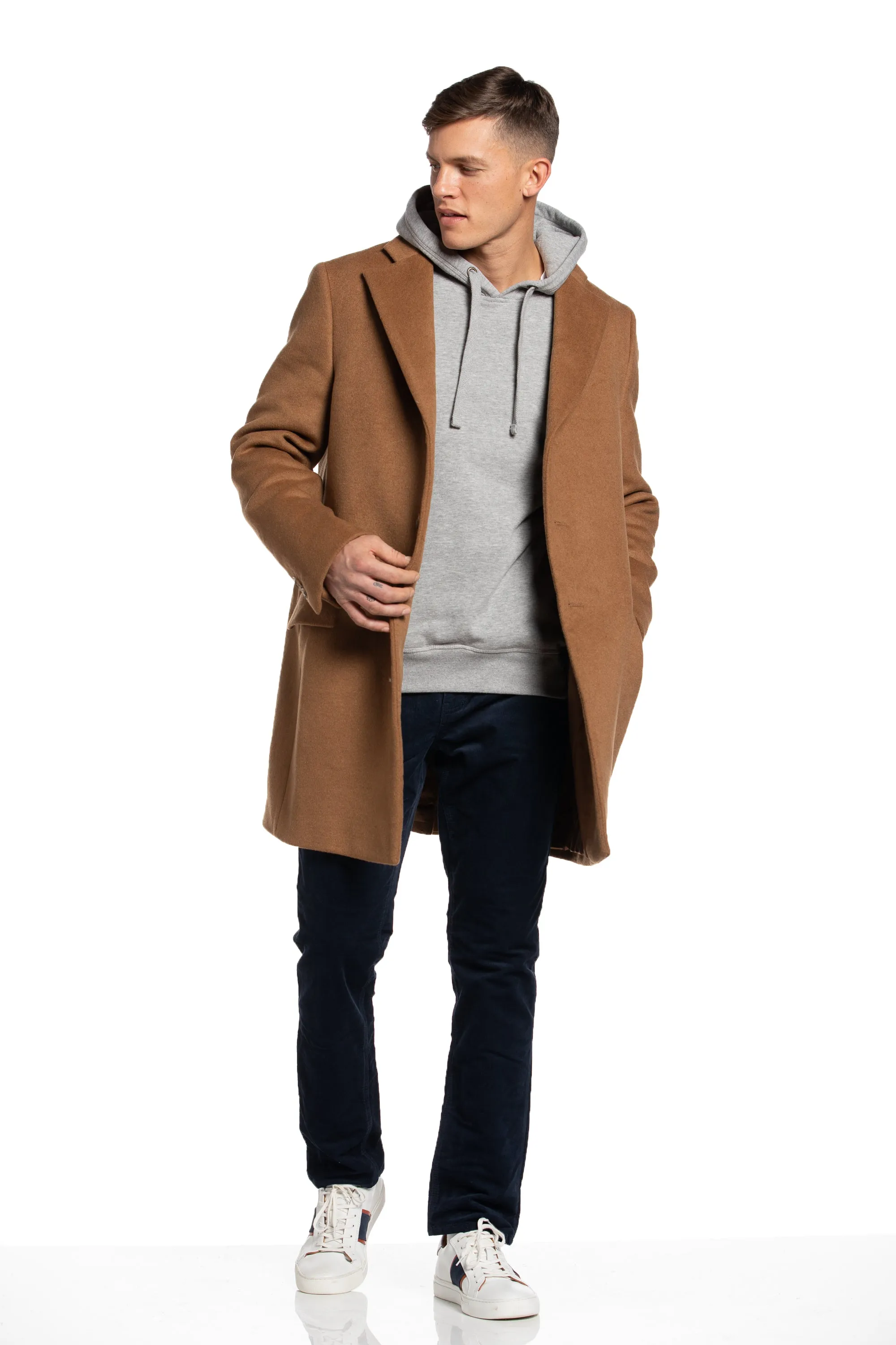 Grafton Wool Camel Overcoat