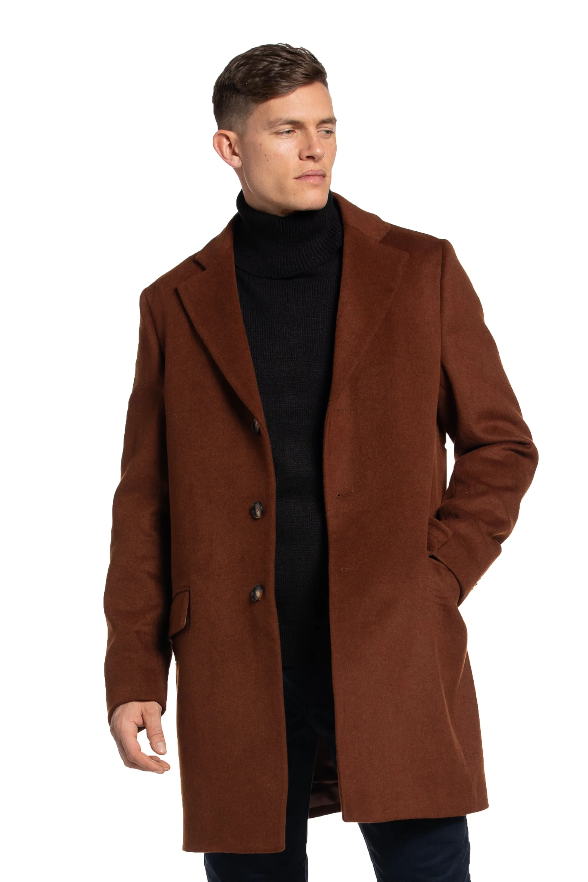 Grafton Wool Copper Overcoat