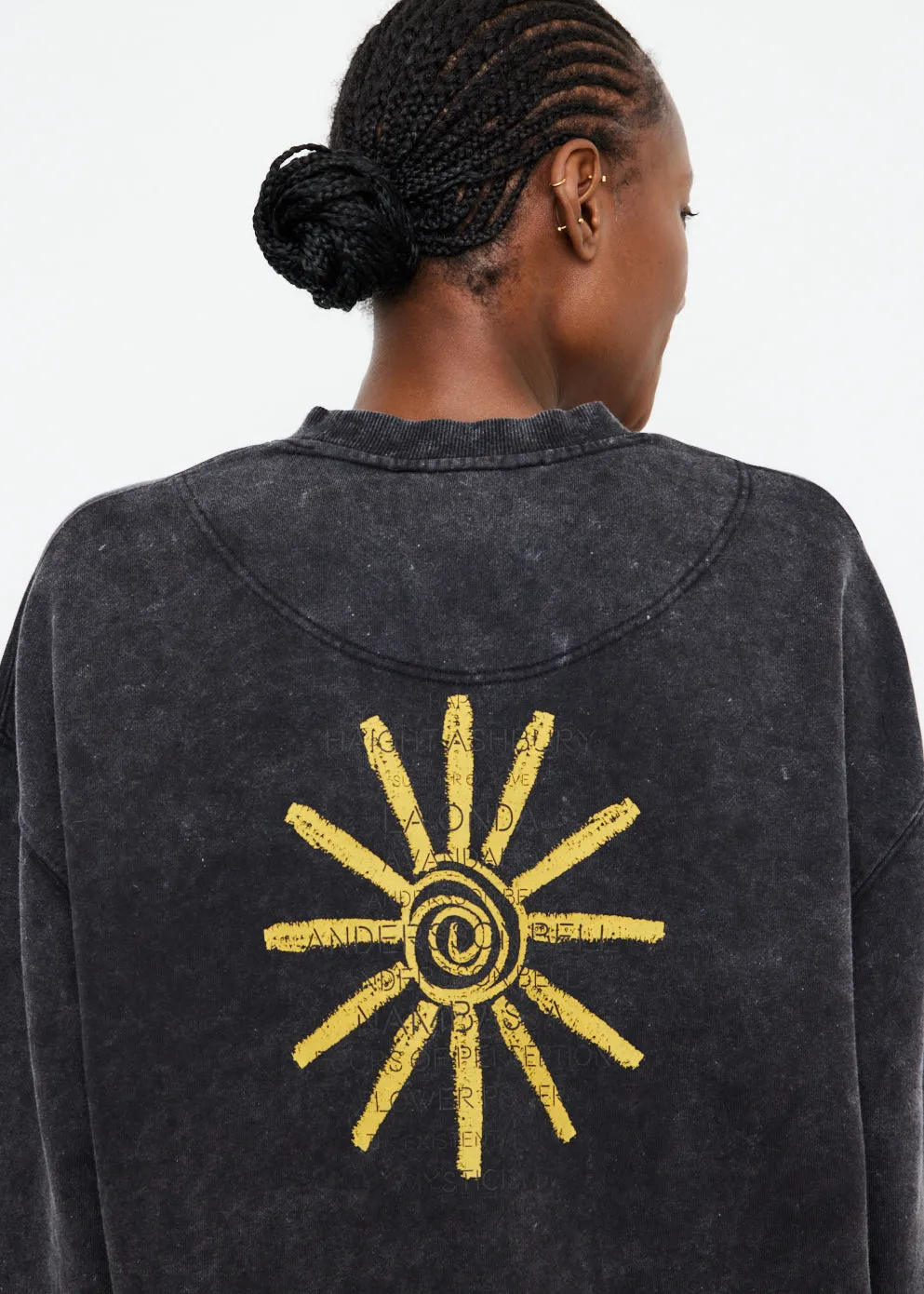 Heart Overdyed Sweatshirt