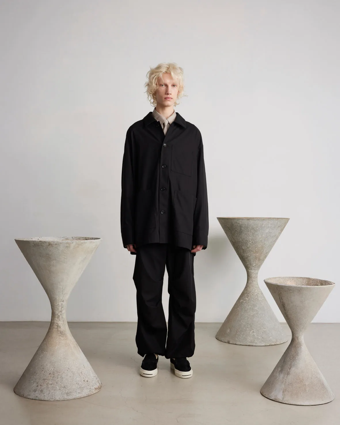 High Twist Gabardine Coverall Jacket