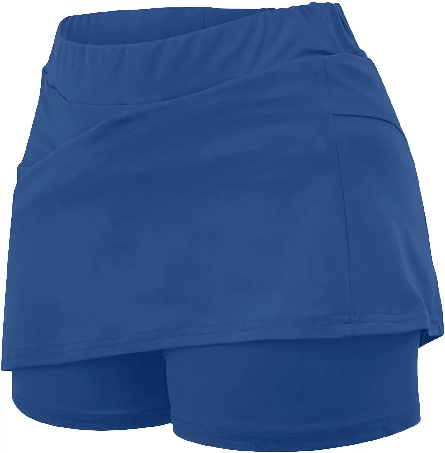 hlysgo Athletic Skirt with Shorts Womens High Waisted Tennis Skirt Plus Size Skort Shorts for Running Golf Workout Sports
