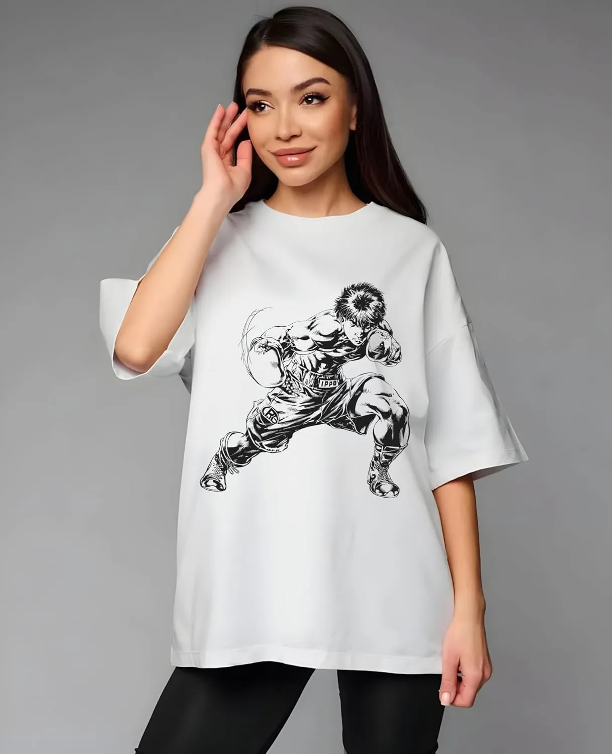 Japanese Anime Hajime No Ippo Merch Kamogawa Boxing, Manga T-Shirt, Unisex Vintage Y2K Graphic T-Shirt, Retro Aesthetic