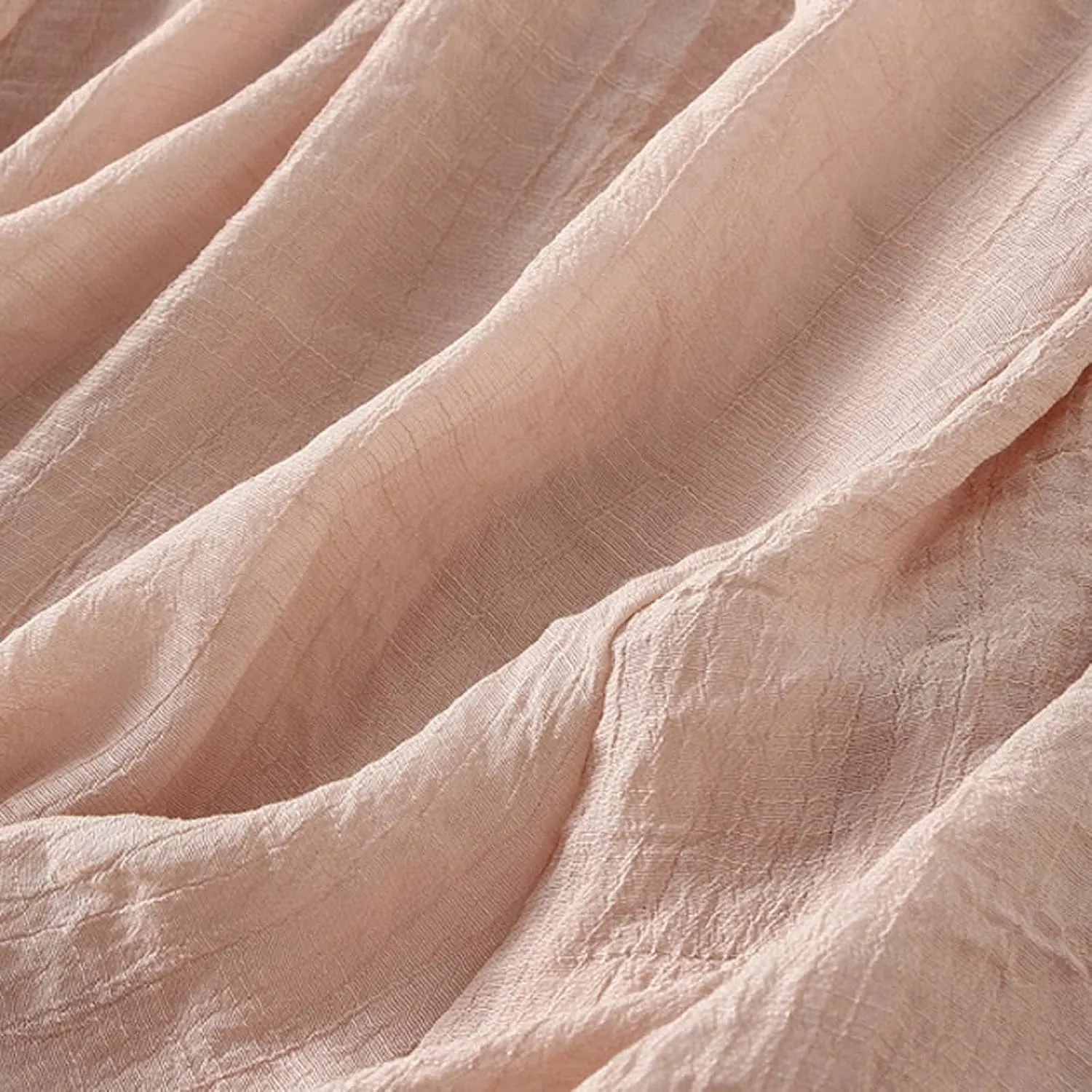 Linen Midi Skirts for Women Summer Casual Elastic Waist Drawstring Pleated Skirts A-Linen Flowy Swing Beach Skirt