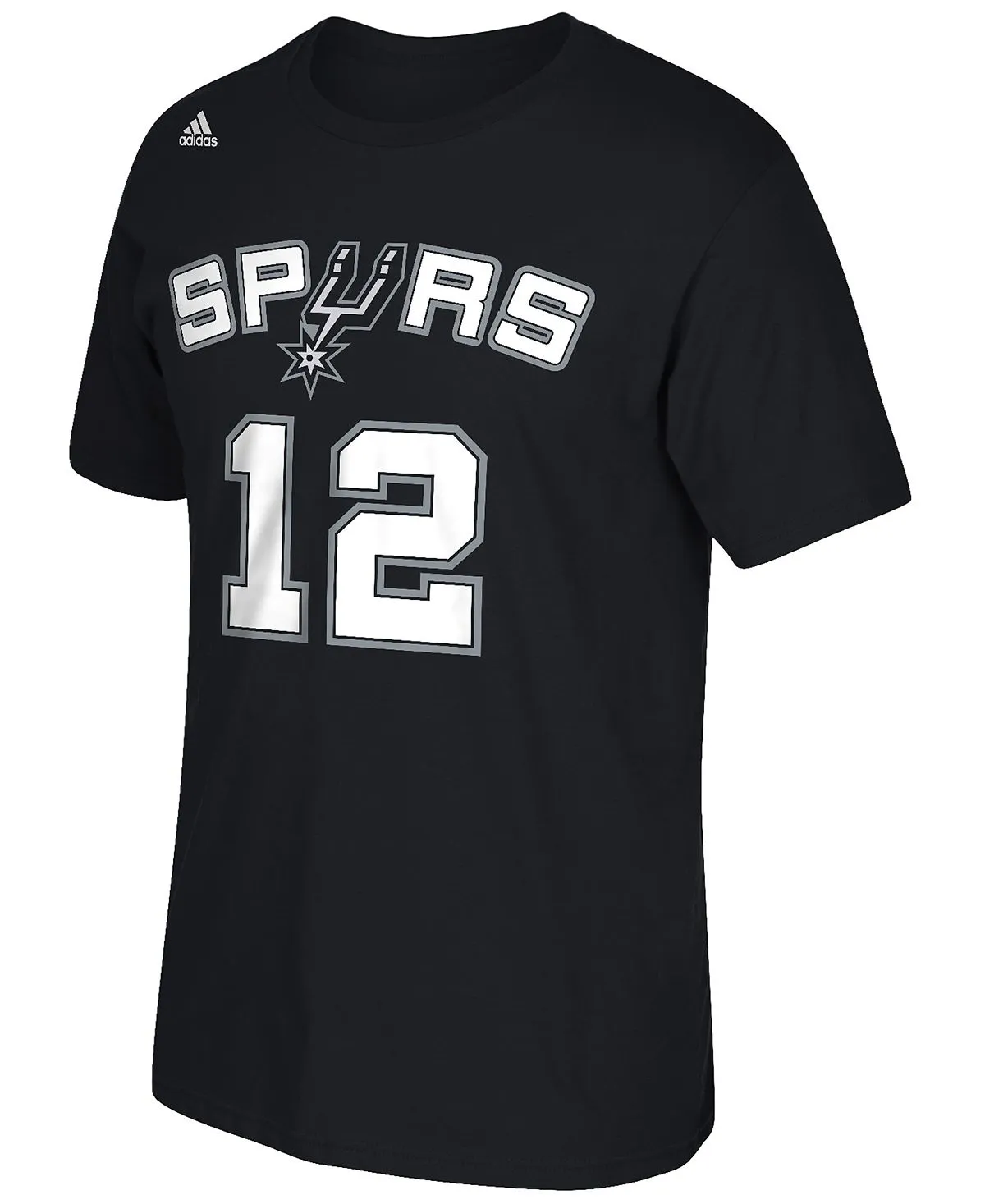 Men's lamarcus aldridge san antonio spurs player adidas T-shirt, black