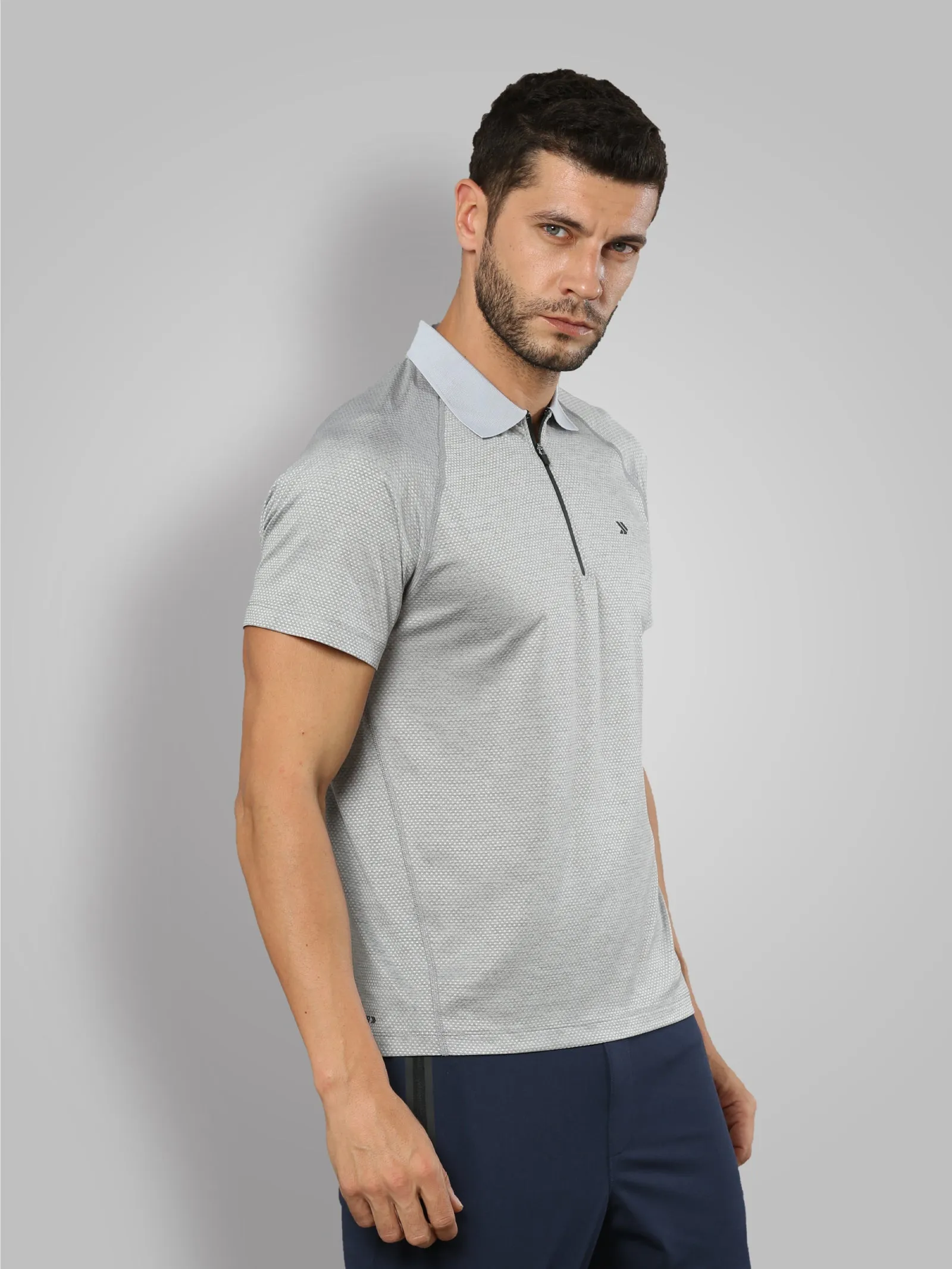 Men's Lightweight Recycled Polyester Polo T-Shirt