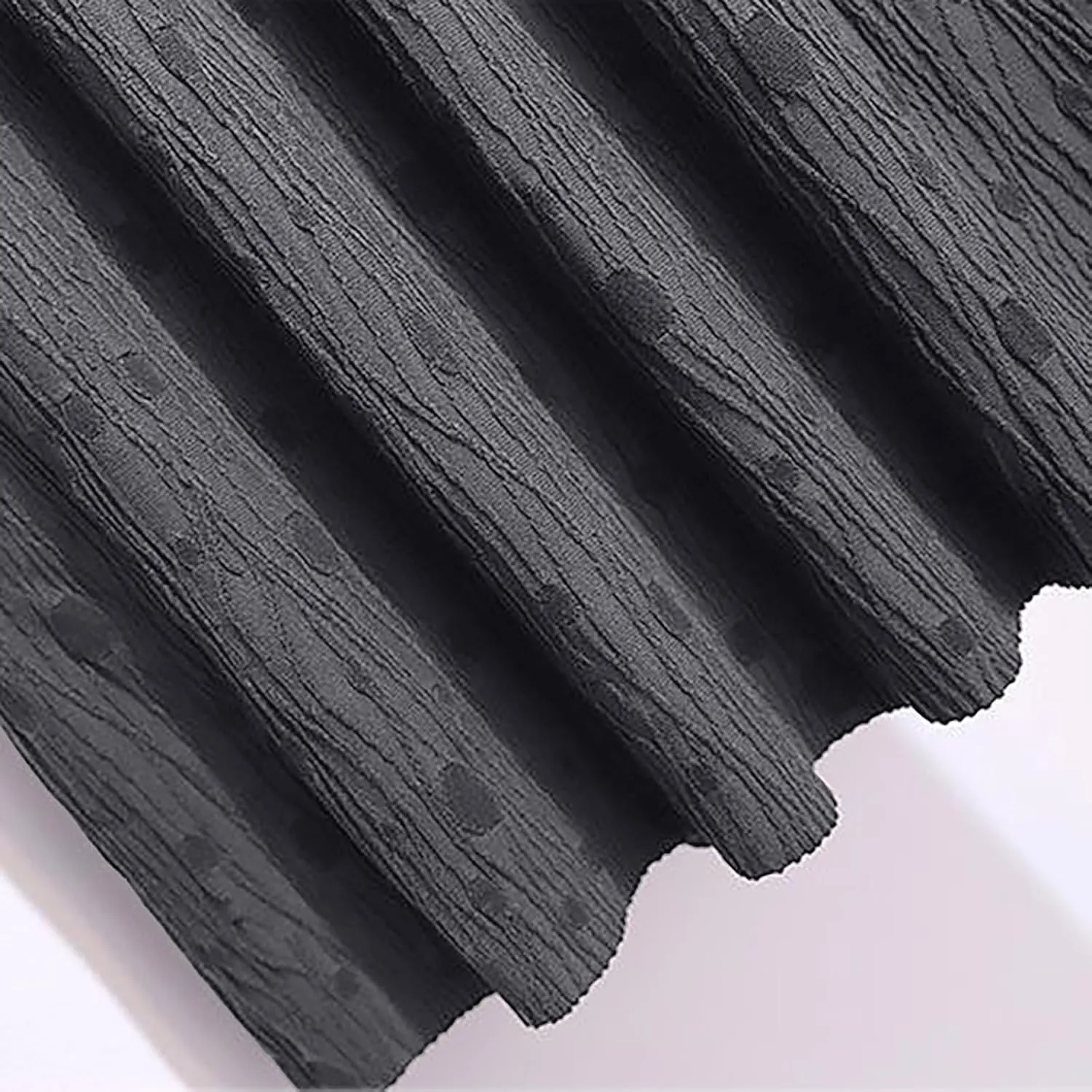 Midi Skirts for Women Fashion Casual Mid Length Skirts Boho Flowy Pleated Skirt Fashion Elastic High Waist Skirts