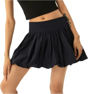 Mini Skirts for Women High Waisted Fashion Short Skirt Summer Lightweight Casual Skater Skirt Pleated Skirt
