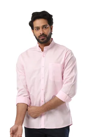 Neo - Baby Pink Formal Shirt For Men | Ariser