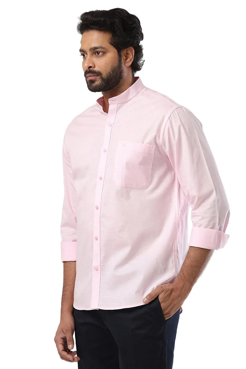 Neo - Baby Pink Formal Shirt For Men | Ariser