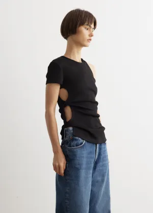 Open Twist Side T-Shirt