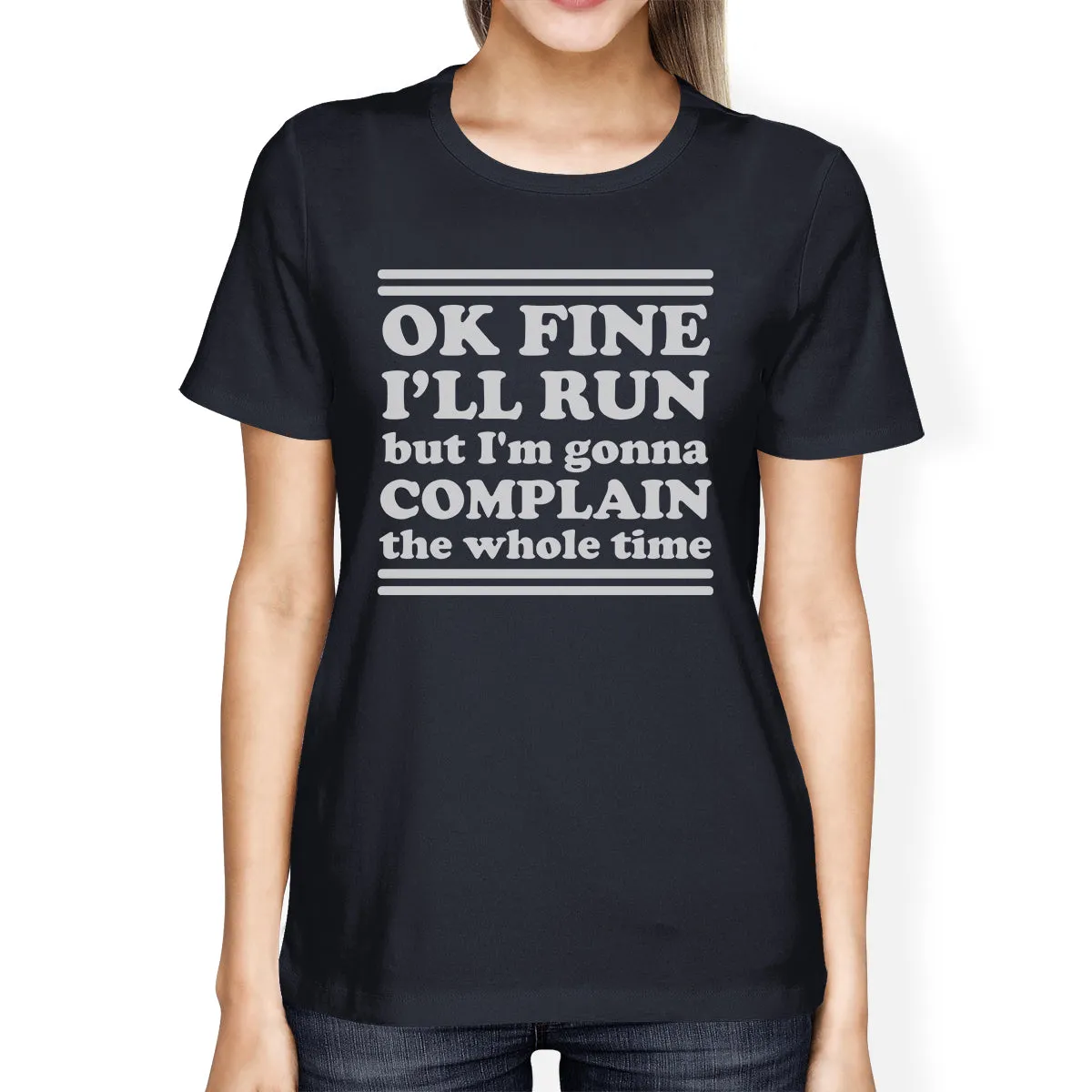 Run Complain Womens Lightweight Gift T-Shirt Cute Work Out Top