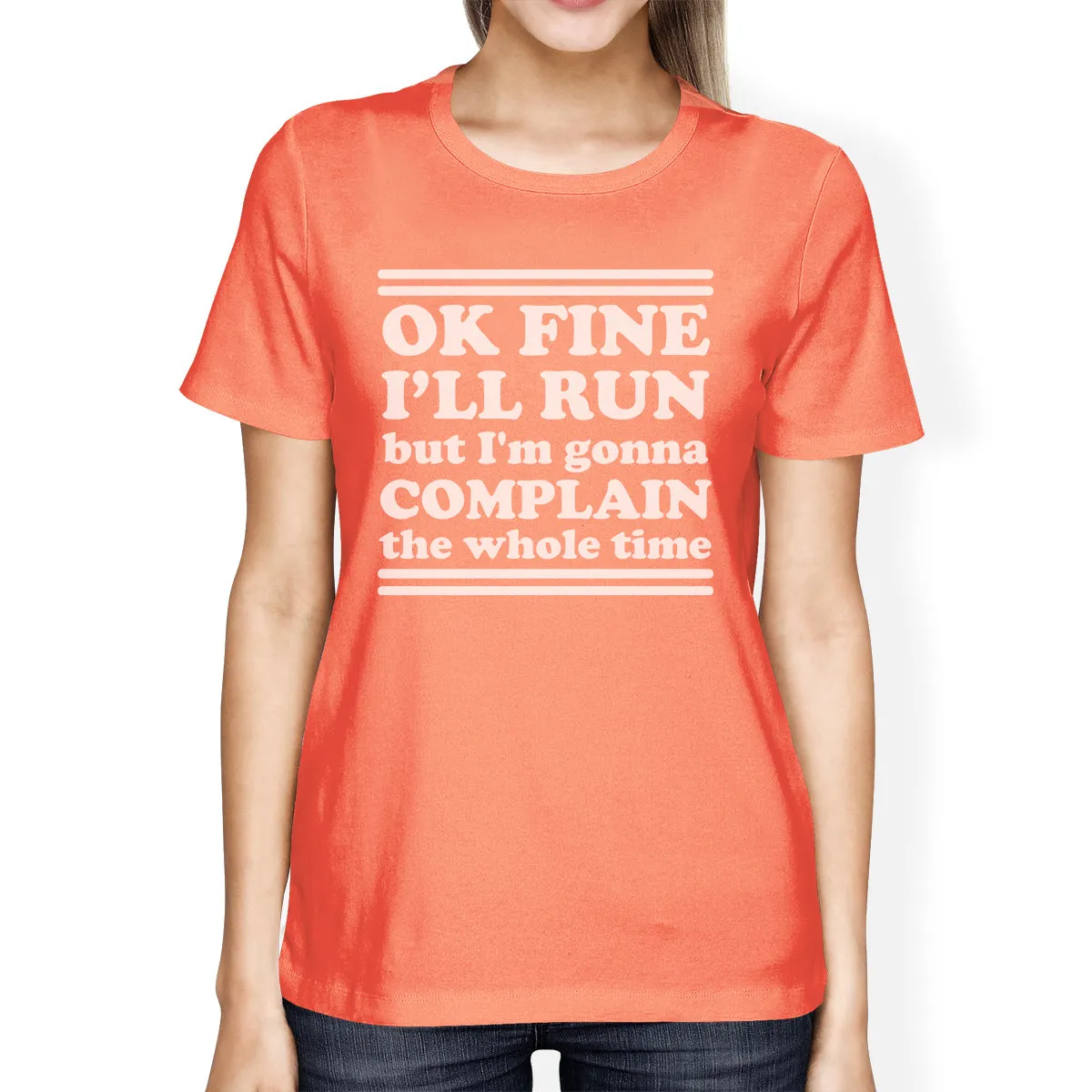 Run Complain Womens Lightweight Gift T-Shirt Cute Work Out Top