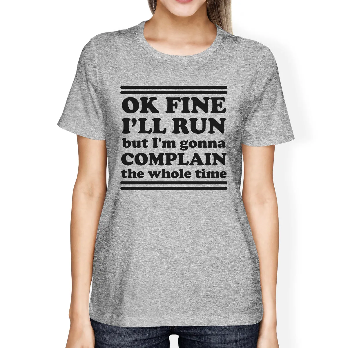Run Complain Womens Lightweight Gift T-Shirt Cute Work Out Top