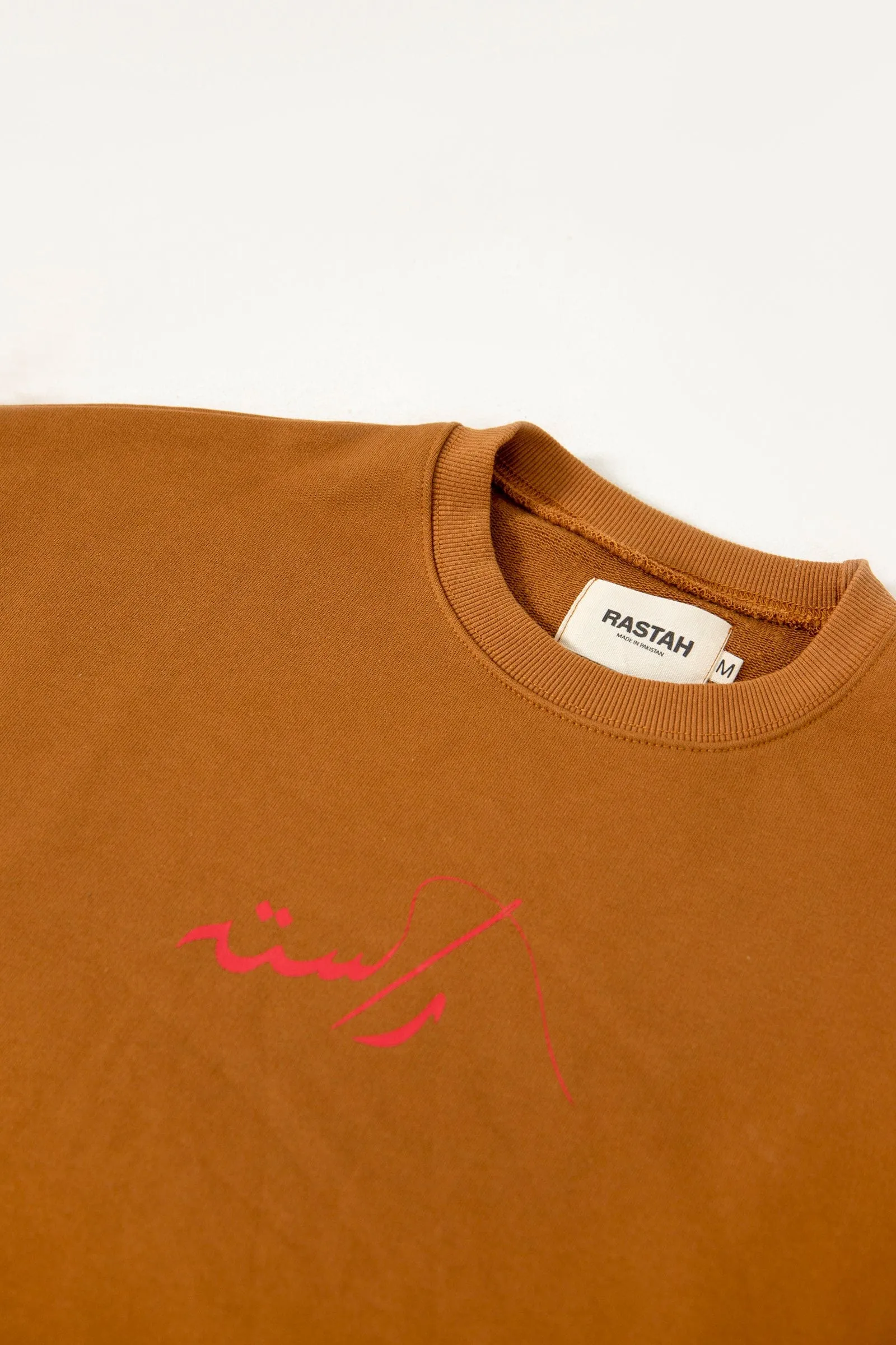 RUST BROWN LOGO T-SHIRT