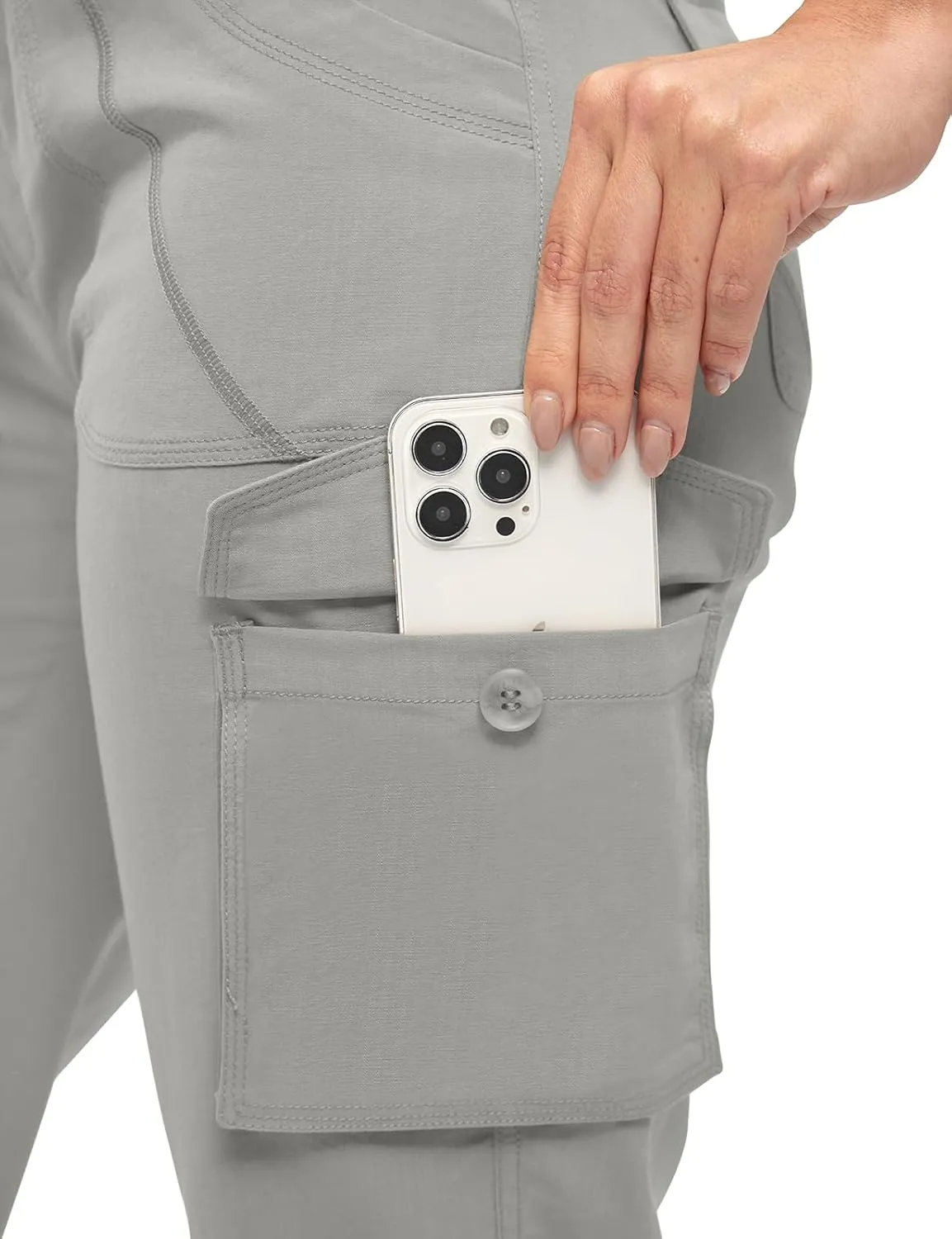 TBMPOY Womens Cargo Capris Lightweight Hiking Pants 6 Pockets Quick Dry Casual Outdoor Trip Loose Shorts Cropped Cotton