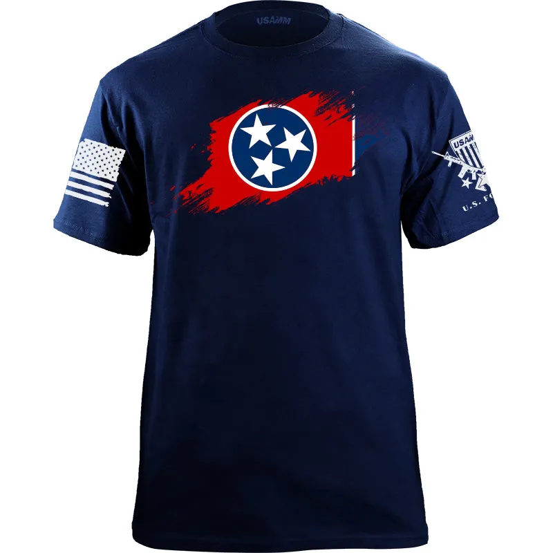 Tennessee Flag Paint Swatch T-Shirt