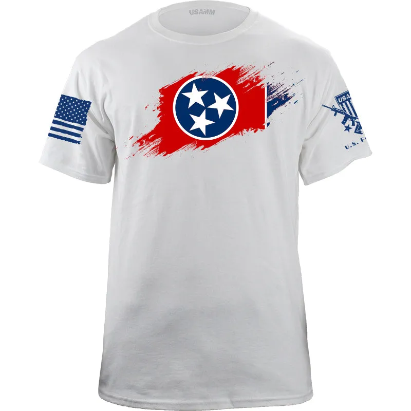 Tennessee Flag Paint Swatch T-Shirt