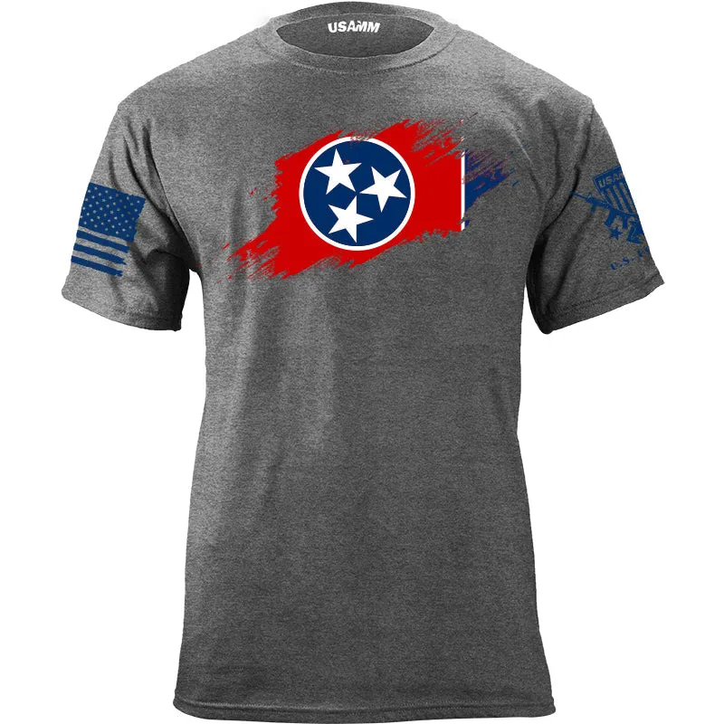 Tennessee Flag Paint Swatch T-Shirt
