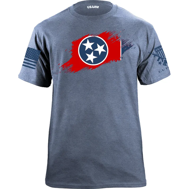 Tennessee Flag Paint Swatch T-Shirt