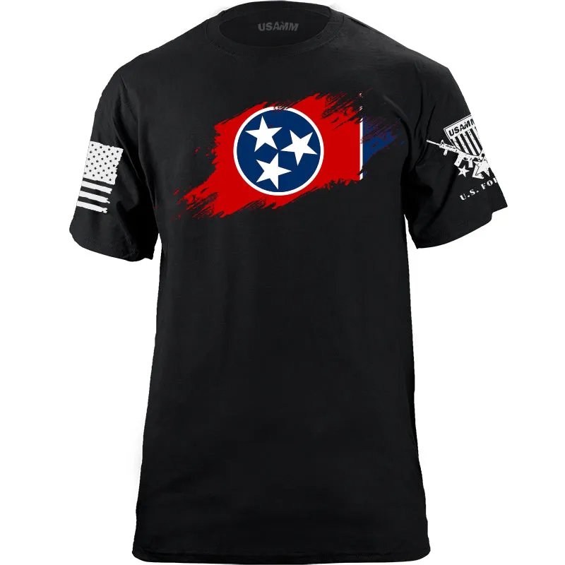Tennessee Flag Paint Swatch T-Shirt