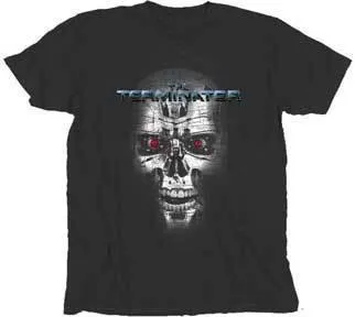 Terminator Endoskeleton Face Washed T-shirt