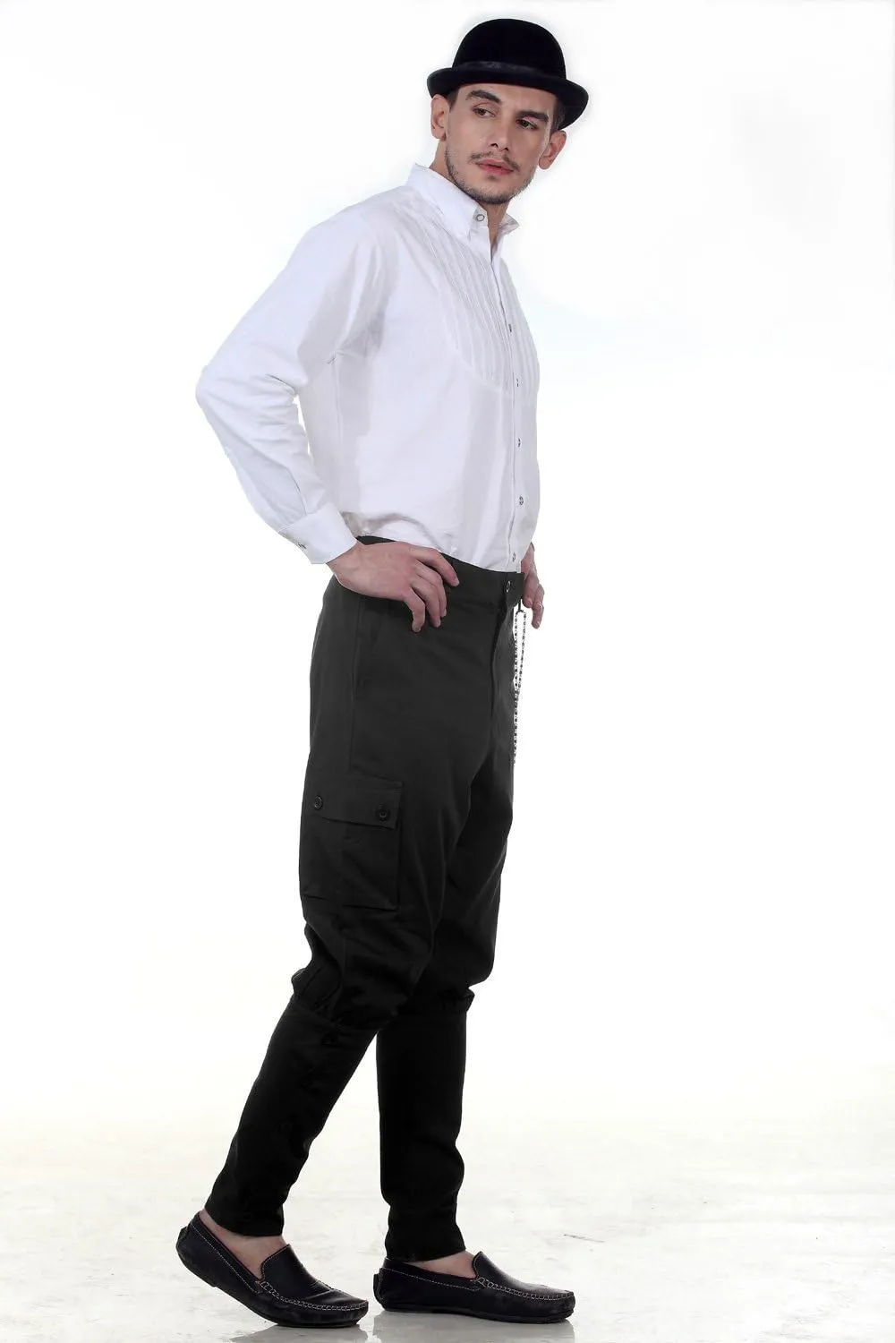 ThePirateDressing Steampunk Victorian Cosplay Costume Mens Airship Pants Trousers