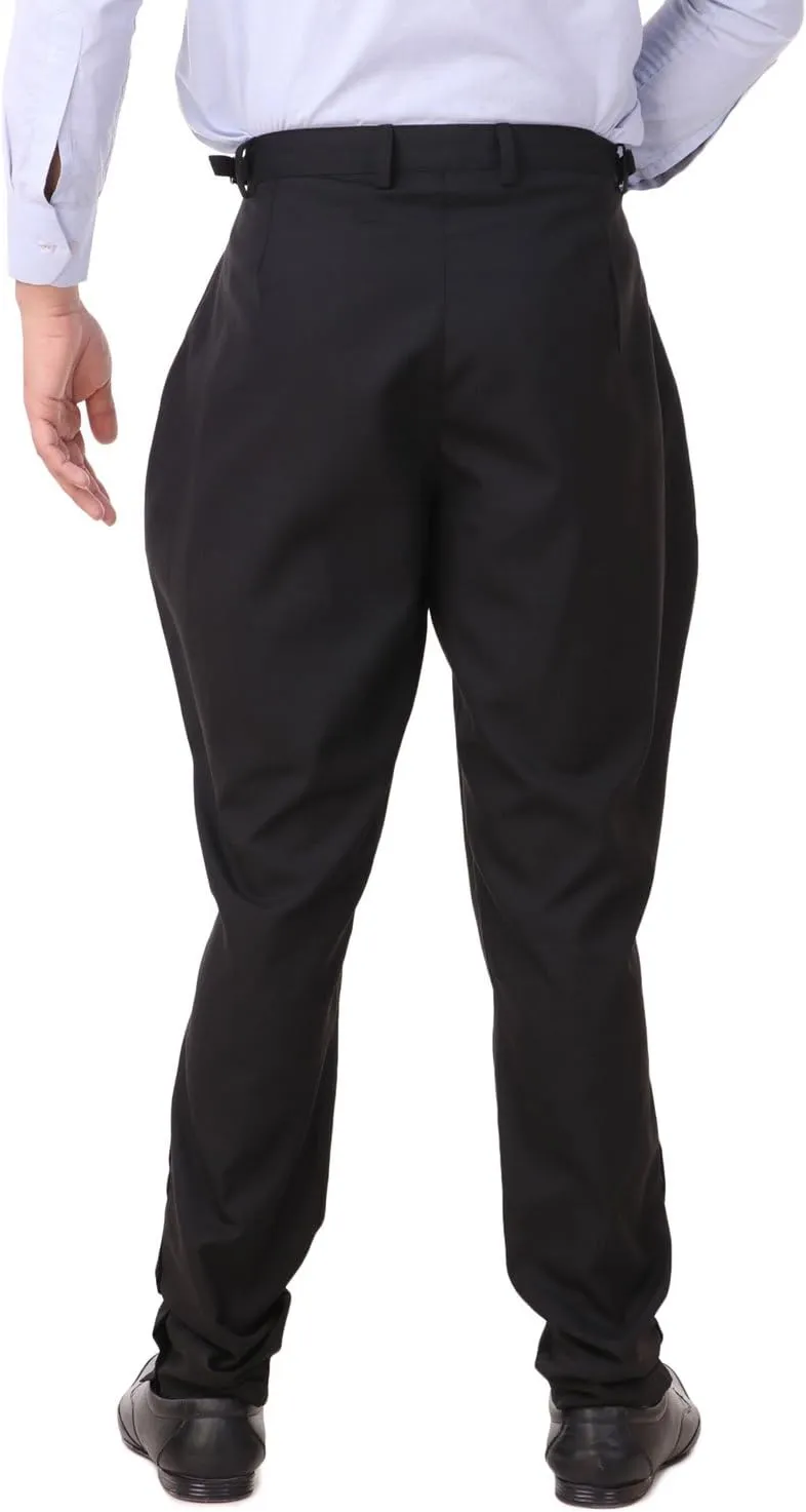 ThePirateDressing Steampunk Victorian Cosplay Costume Mens Archibald Jodhpur Pants Trousers C1326