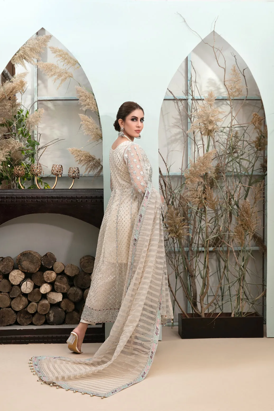 Tiara by Tawakkal Semi Stitched 3 Piece Chiffon Collection'2022-TTC-6977