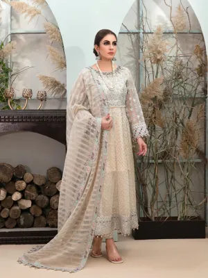 Tiara by Tawakkal Semi Stitched 3 Piece Chiffon Collection'2022-TTC-6977