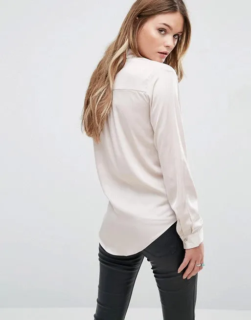 TWIST FRONT BLOUSE