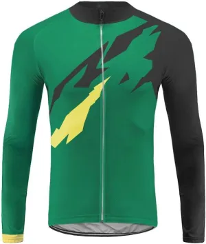 UGLY FROG Men's Cycling Jersey Long Sleeve Full Zip Bike Clothing Long Pant Suit, Quick-Dry, Bib Tight with 3D Gel Padded