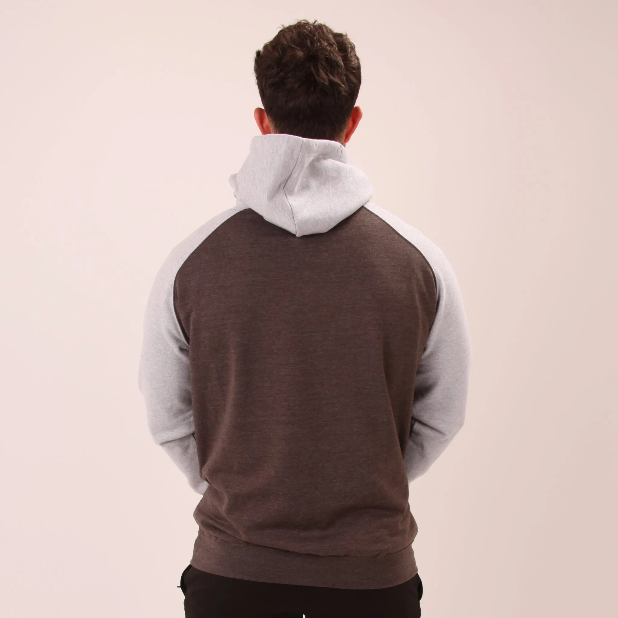 UNIFY Baseball Hoodie - Classic UNIFY Essential Mens Hoodie - UNIFY Double Grey Jumper