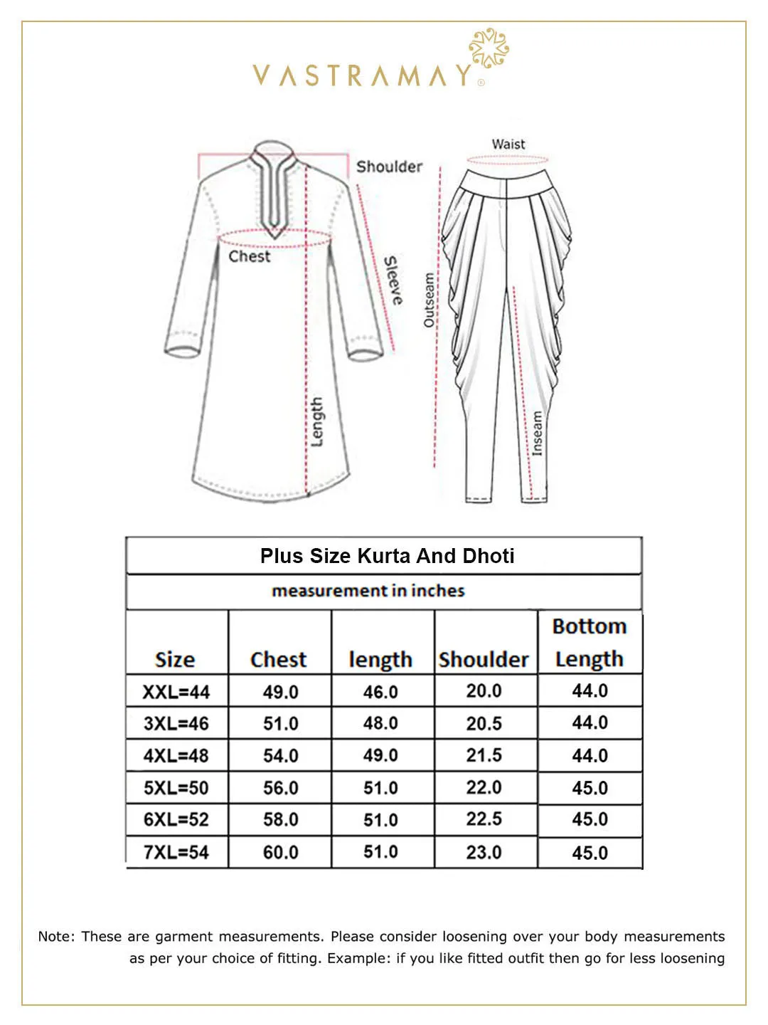 VASTRAMAY Dark Blue Silk Blend Kurta Set