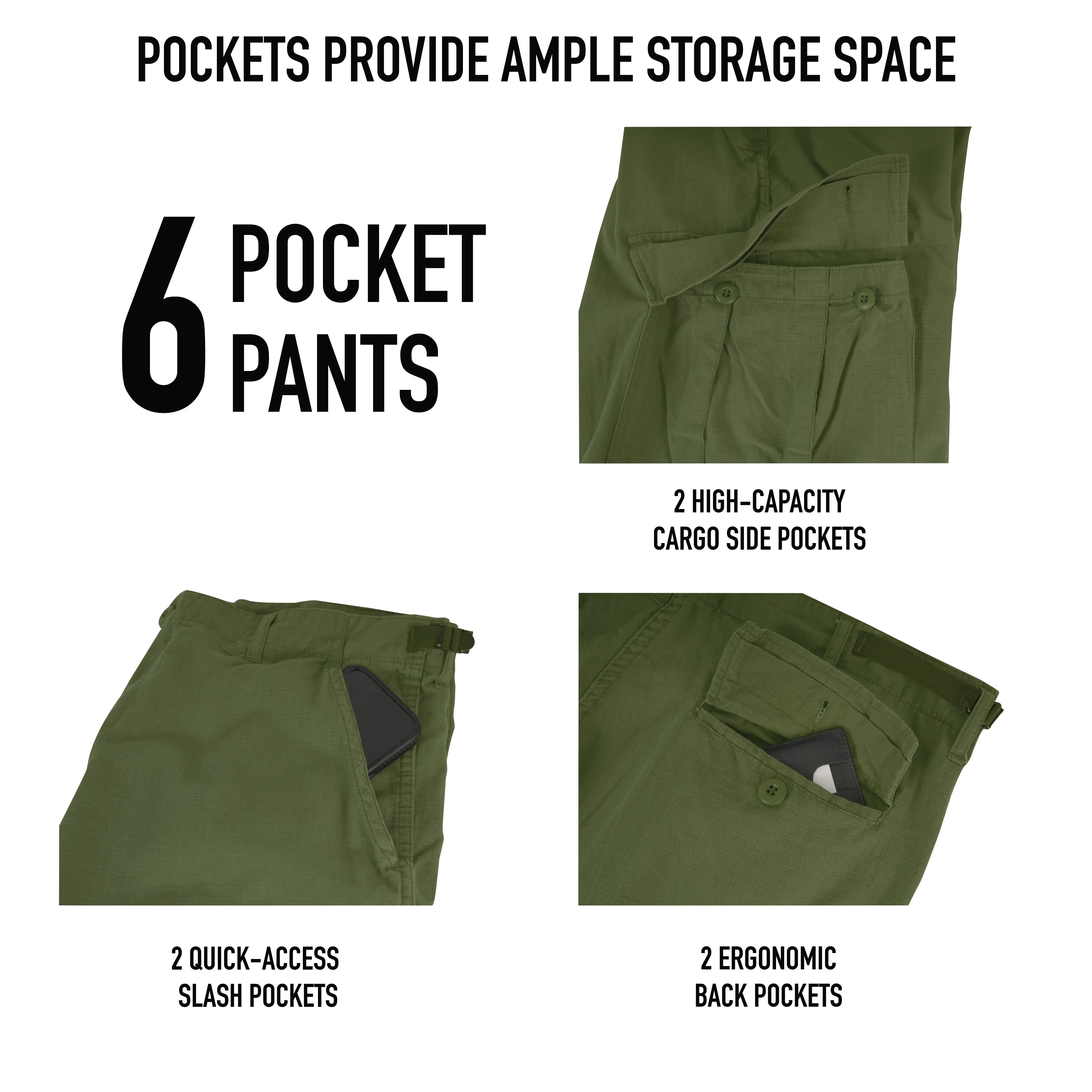 [Vintage Vietnam Era] Cargo Fatigue BDU Pants