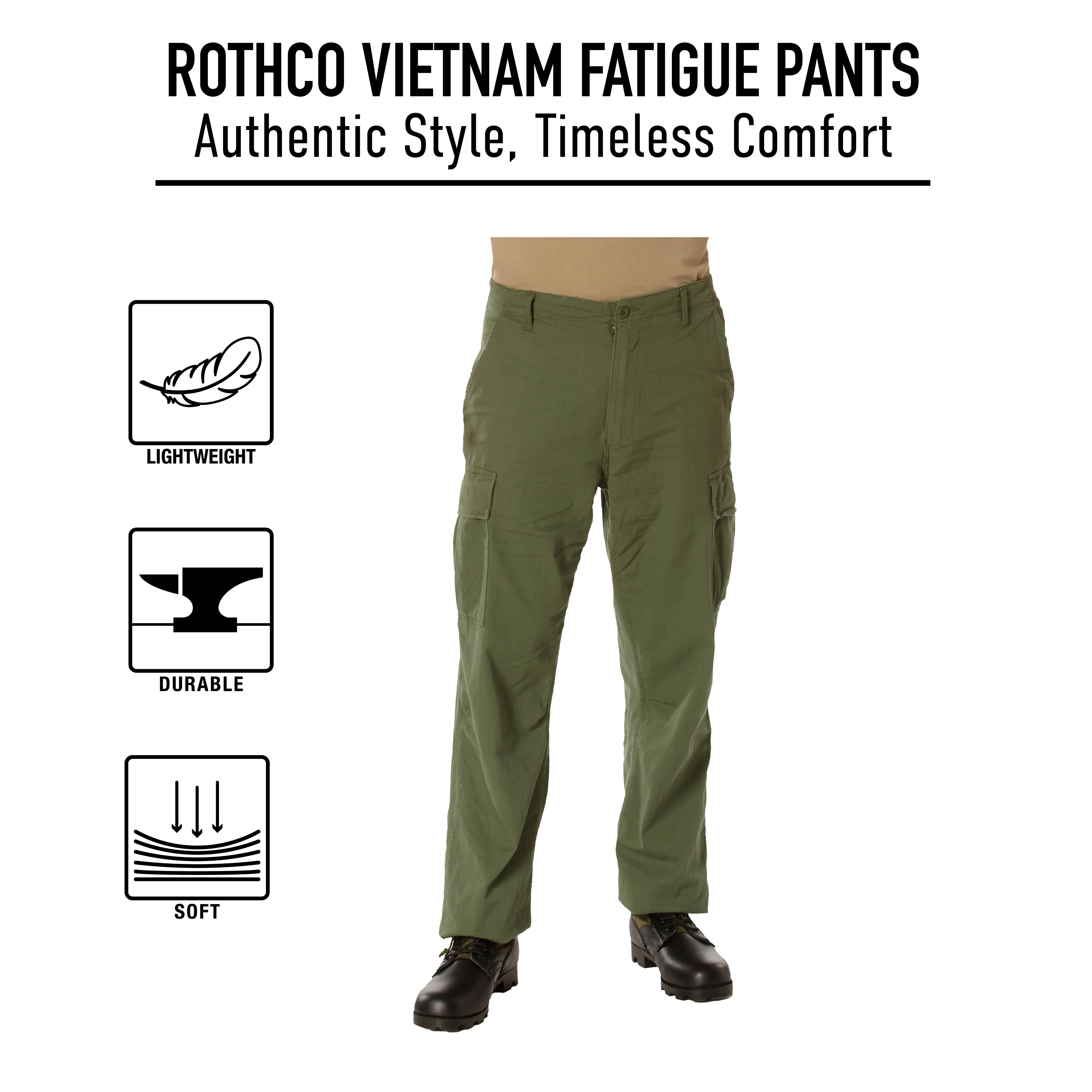[Vintage Vietnam Era] Cargo Fatigue BDU Pants