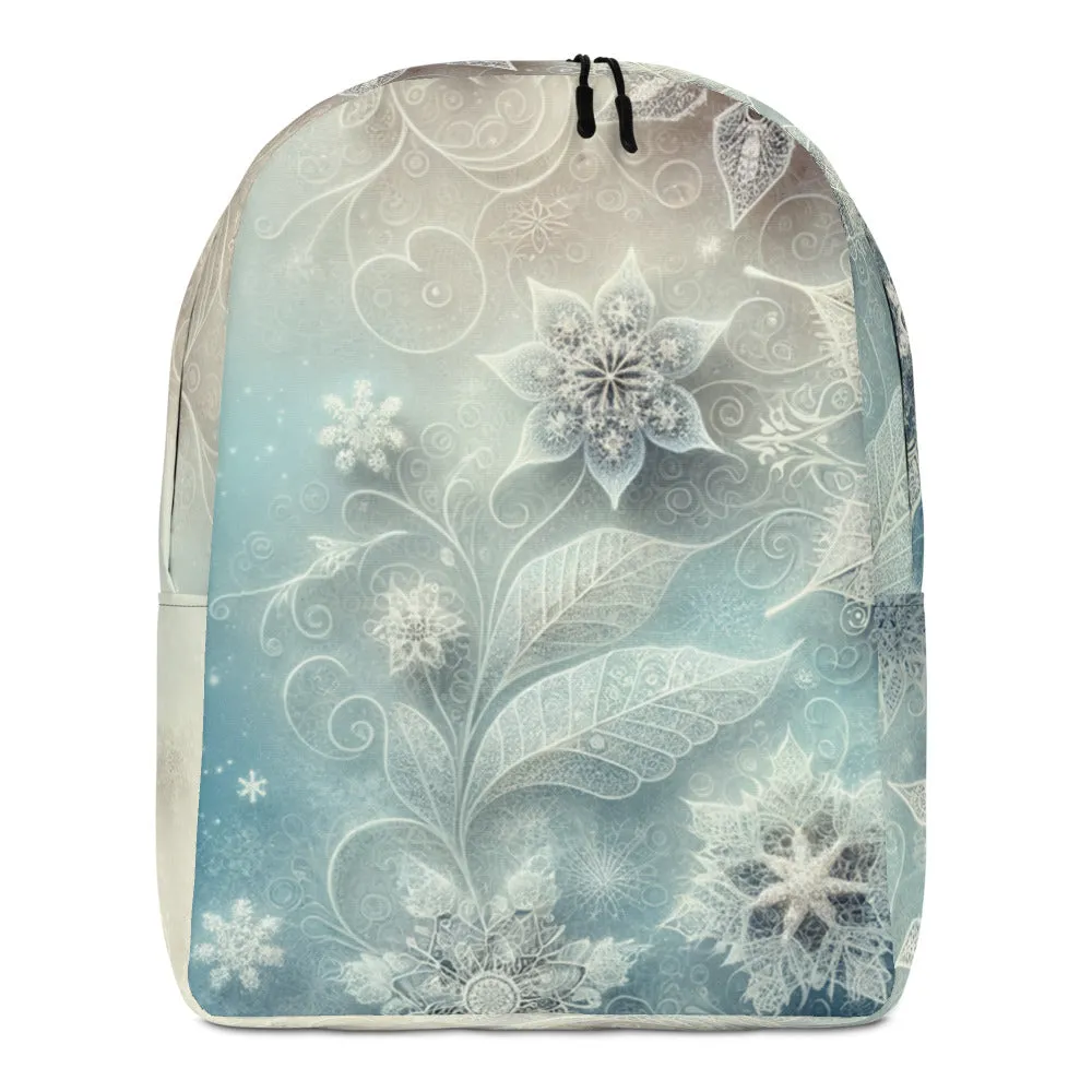 Whimsical Winter Wear Minimalist Backpack