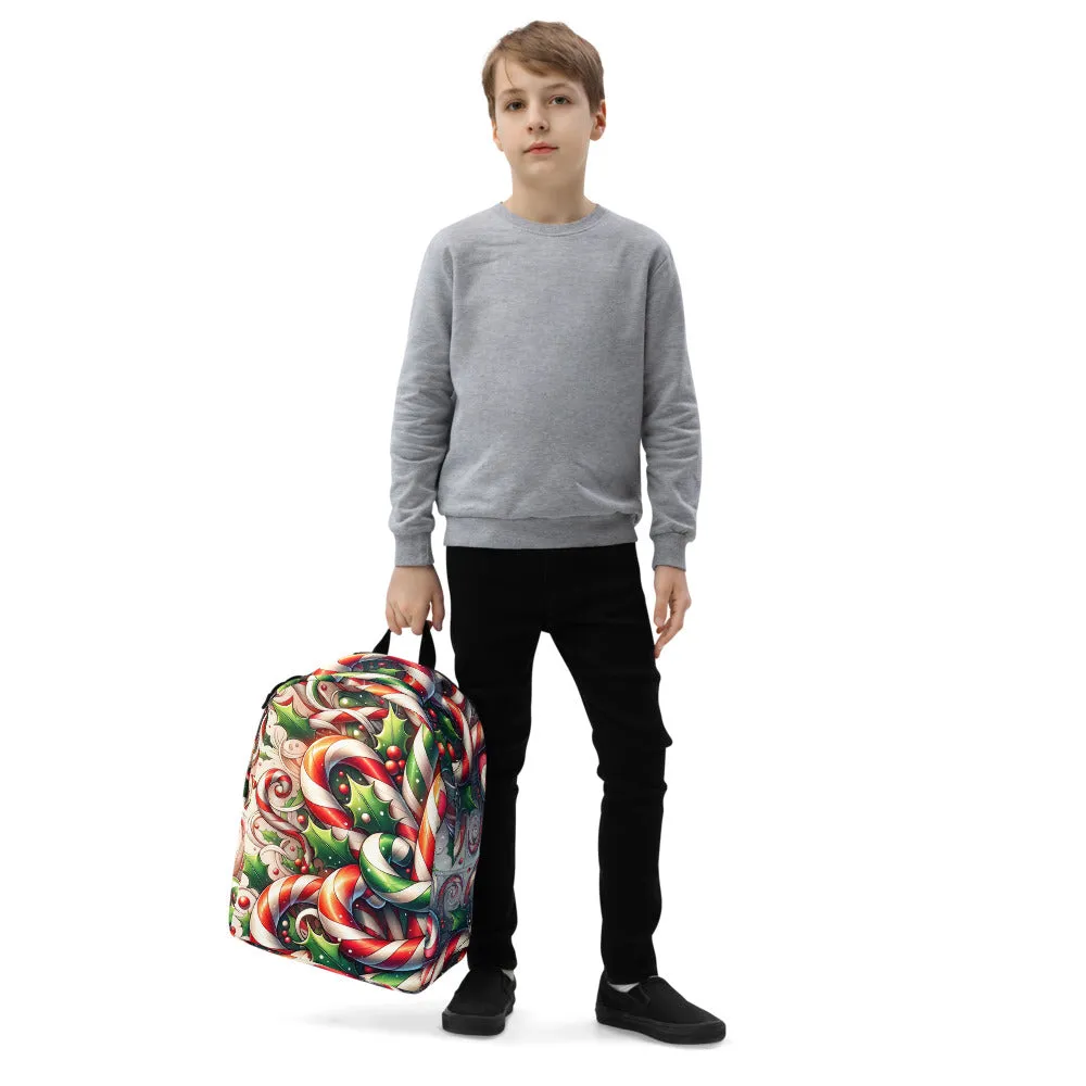 Whimsical Winter Wear Minimalist Backpack
