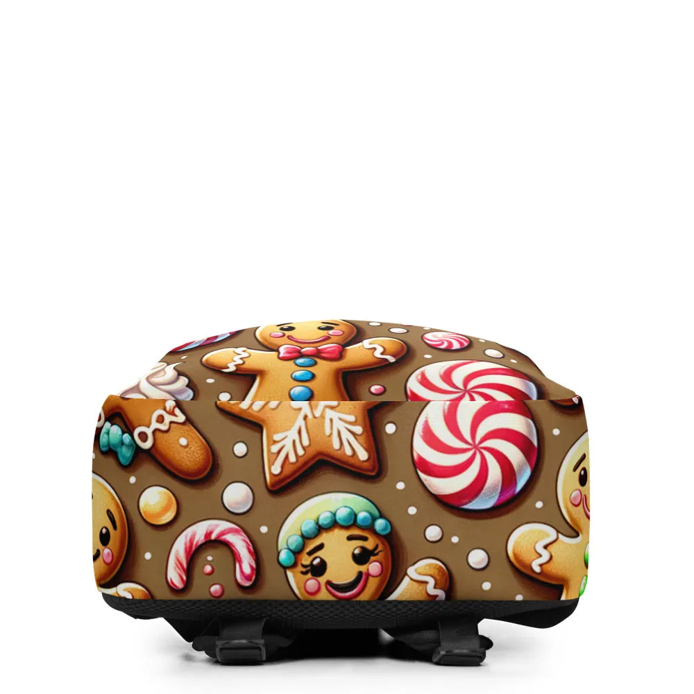 Whimsical Winter Wear Minimalist Backpack