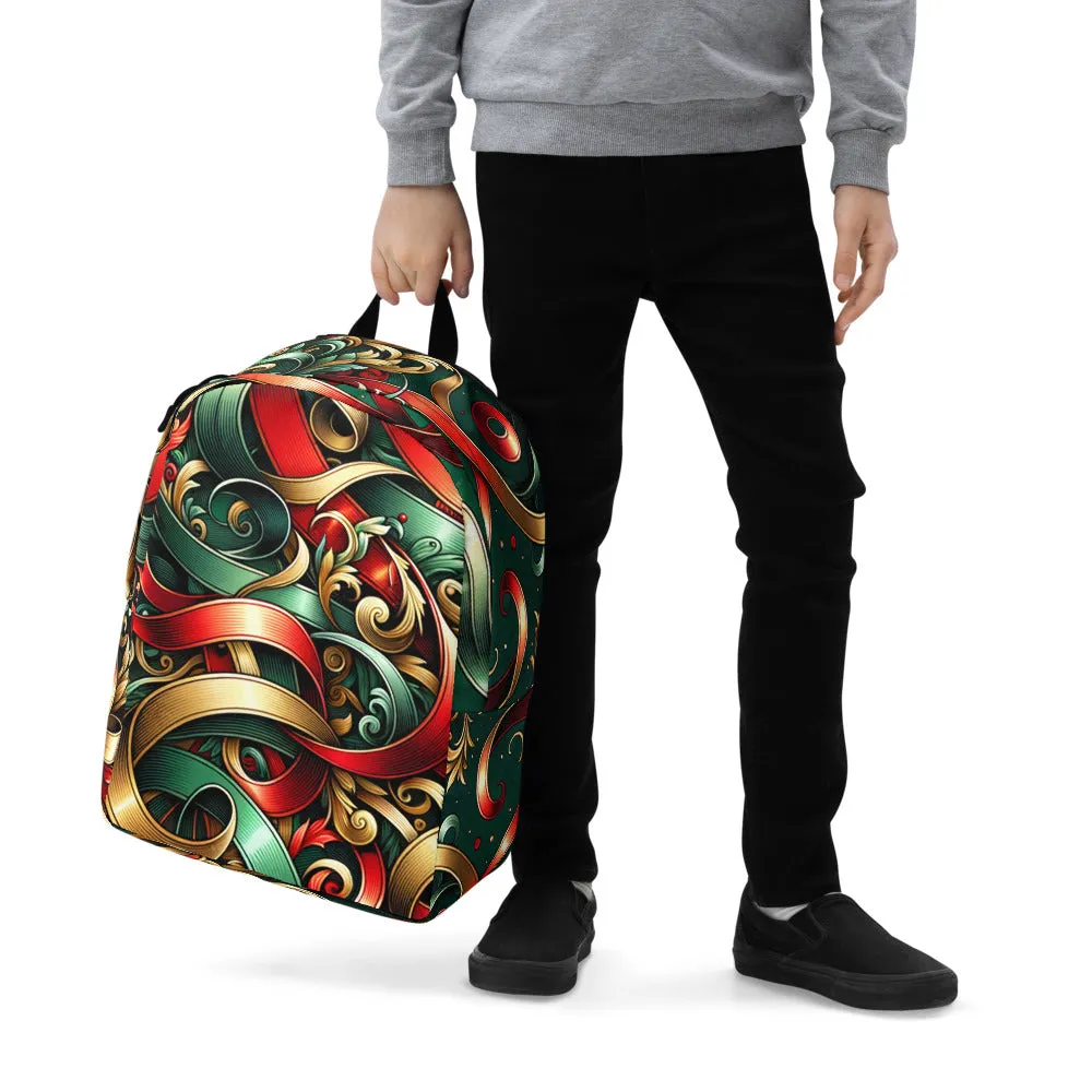 Whimsical Winter Wear Minimalist Backpack