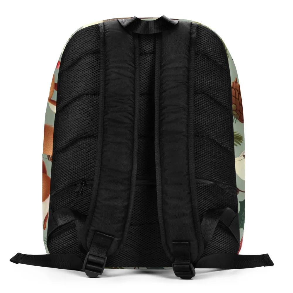 Whimsical Winter Wear Minimalist Backpack