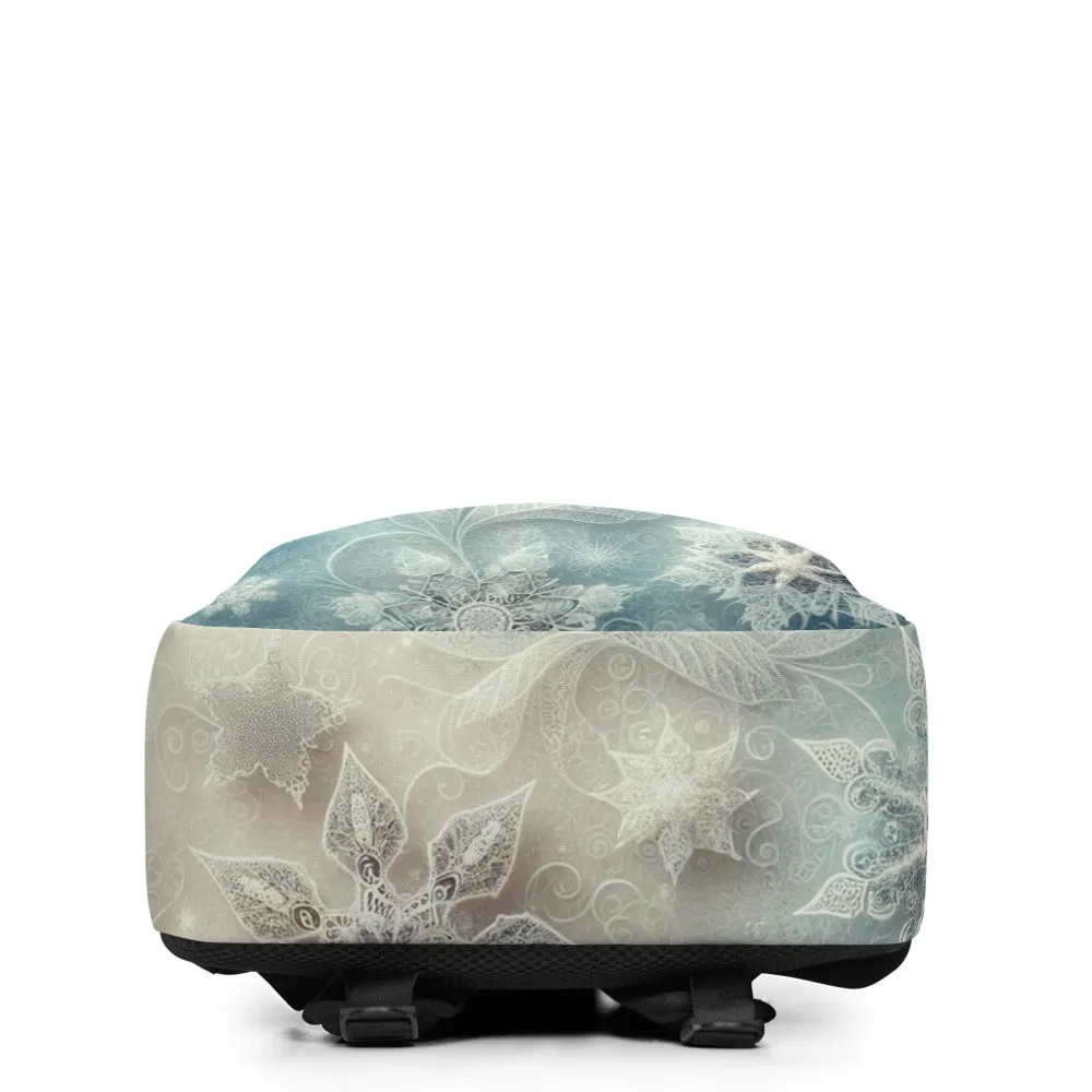 Whimsical Winter Wear Minimalist Backpack