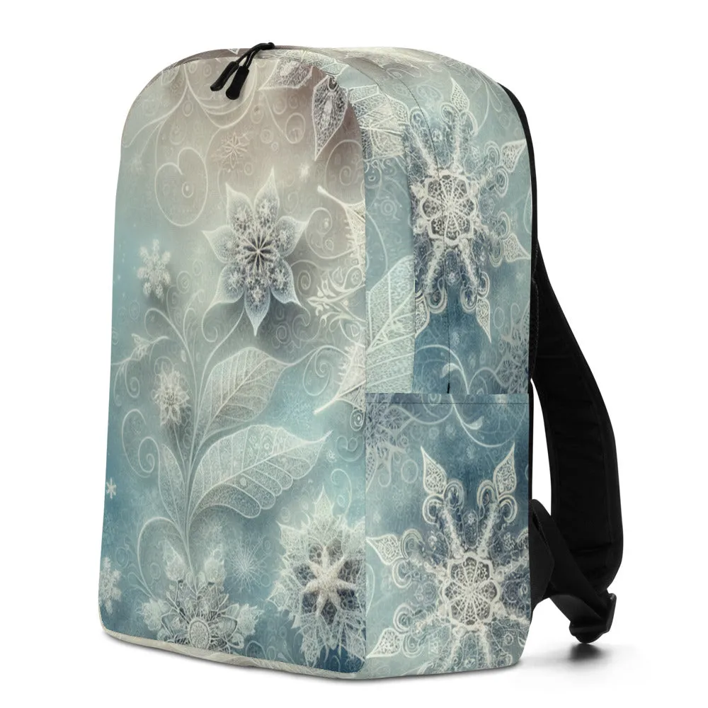 Whimsical Winter Wear Minimalist Backpack