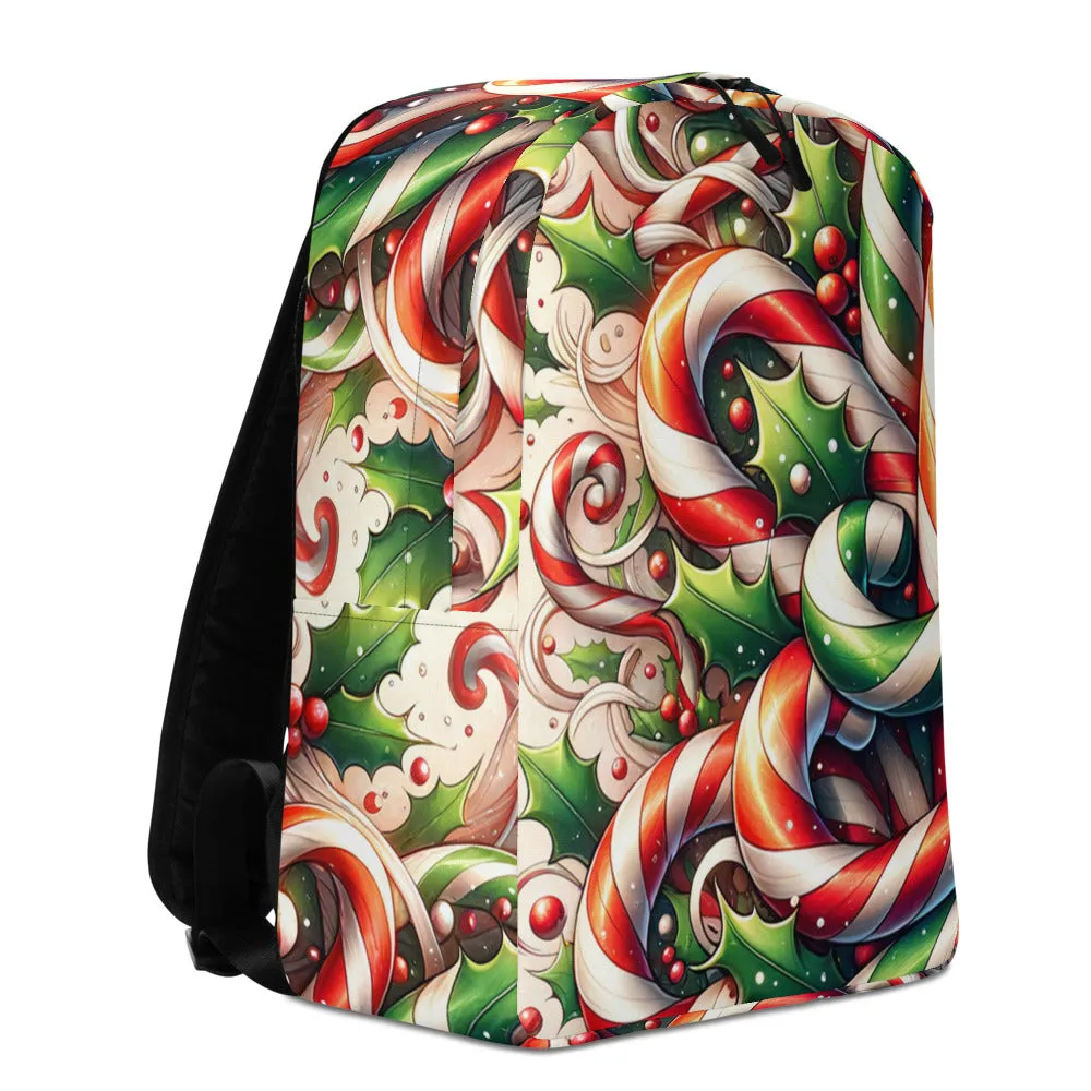 Whimsical Winter Wear Minimalist Backpack