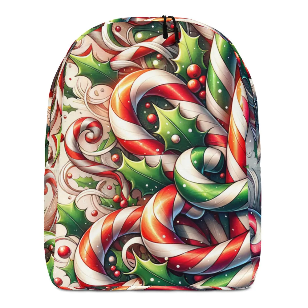 Whimsical Winter Wear Minimalist Backpack