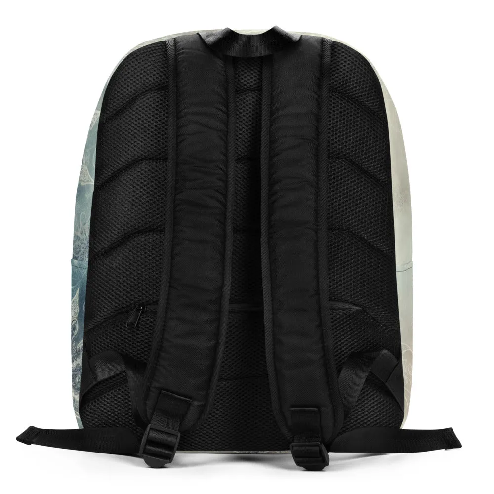 Whimsical Winter Wear Minimalist Backpack