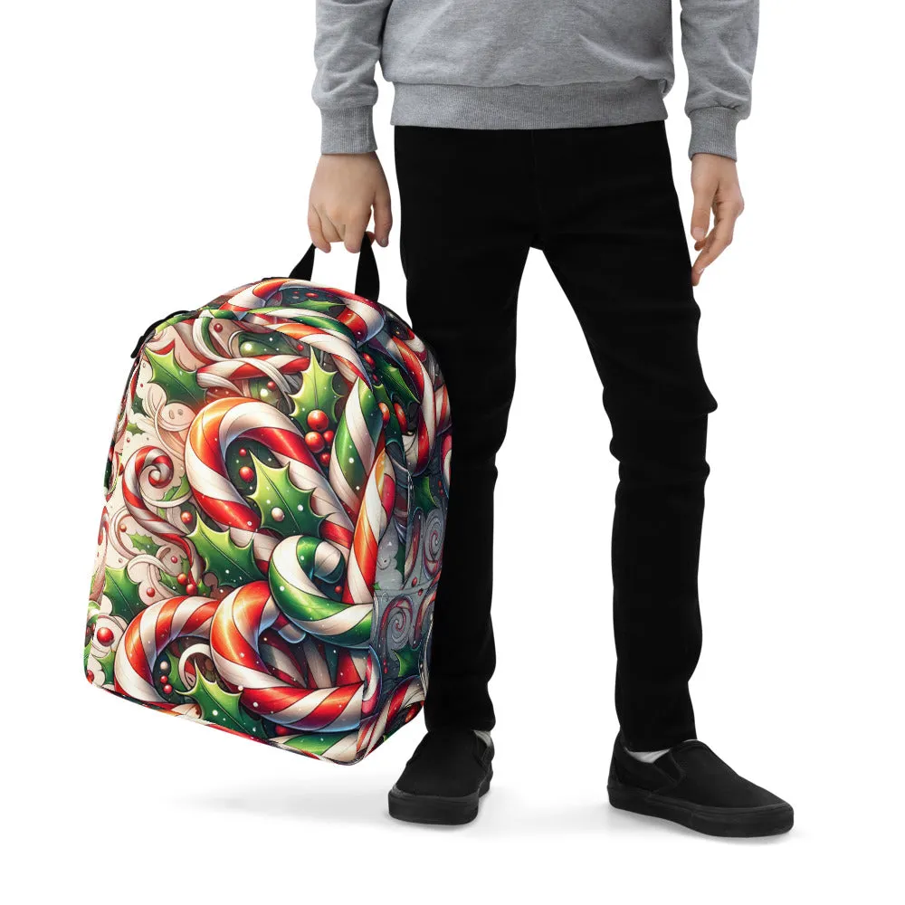 Whimsical Winter Wear Minimalist Backpack