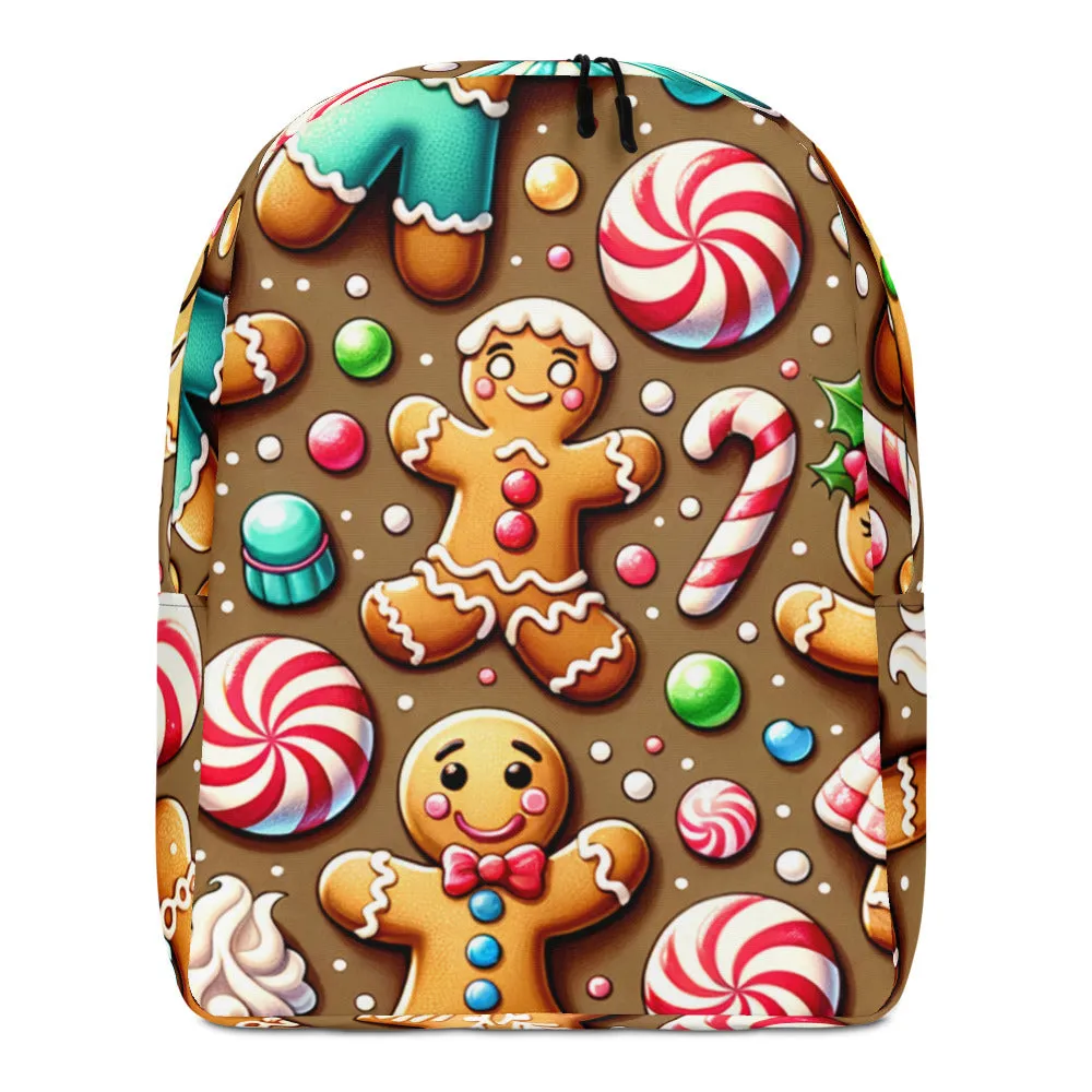 Whimsical Winter Wear Minimalist Backpack