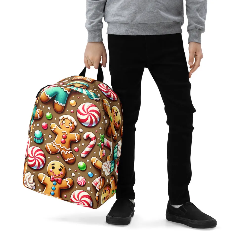 Whimsical Winter Wear Minimalist Backpack