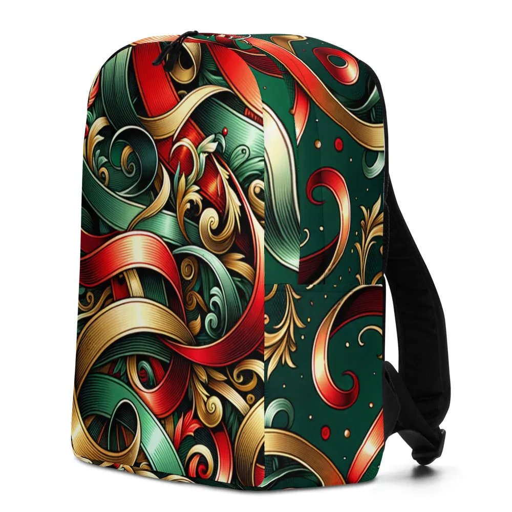 Whimsical Winter Wear Minimalist Backpack